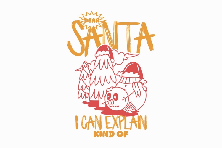 Dear Santa I Can Explain Kind Of Christmas T-shirt