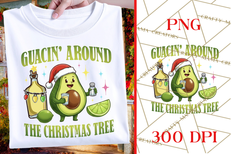 Guacin Around The Christmas Tree | Fiesta Christmas PNG