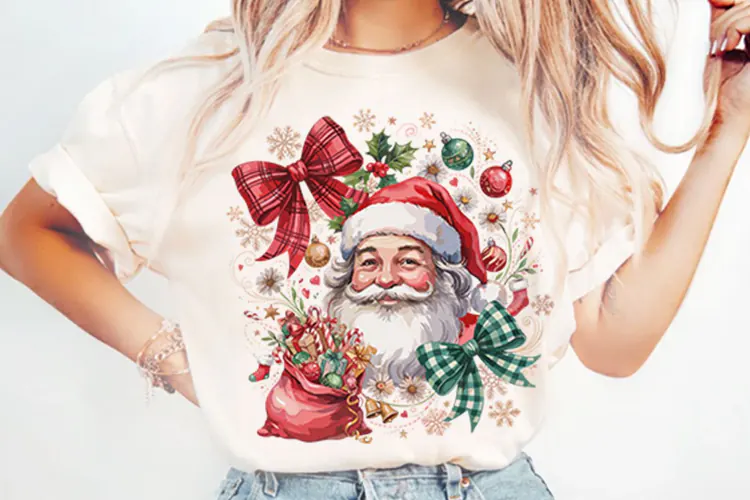 Santa Christmas Coquette PNG Designs