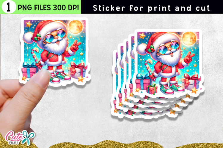 Cute Santa Clipart Image 5