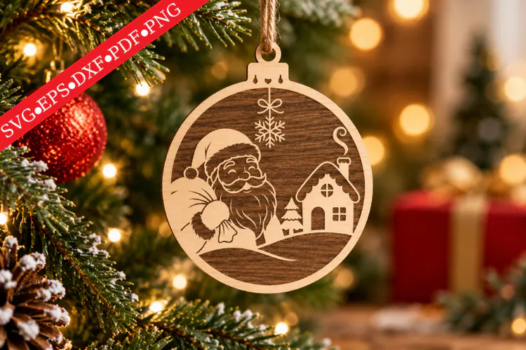 Santa Claus Christmas Ornament