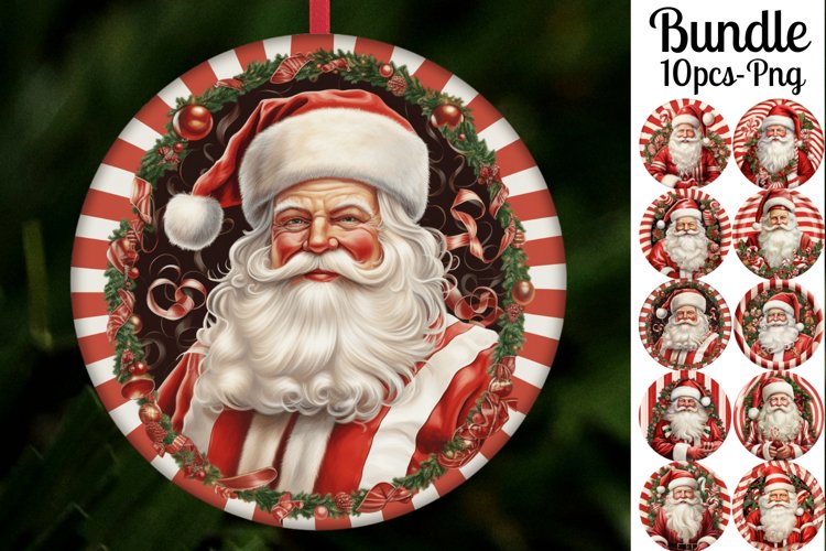 Christmas Ornament Sublimation Designs Image 14