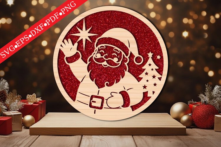 Santa Claus Christmas SVG example image 1
