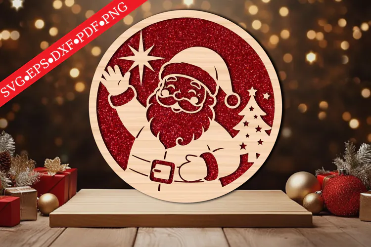 Santa Claus Christmas SVG