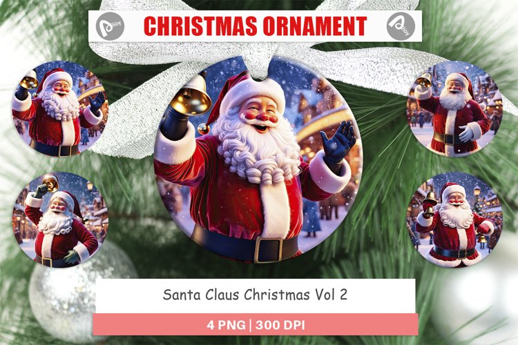 Christmas Ornaments Holiday Santa Claus