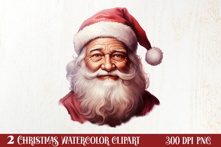 Vintage Black Santa Claus Sublimation Clipart, Santa PNG