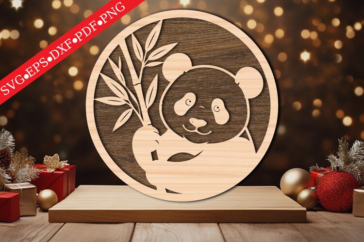 Santa Claus Face Christmas Ornament SVG example image 1
