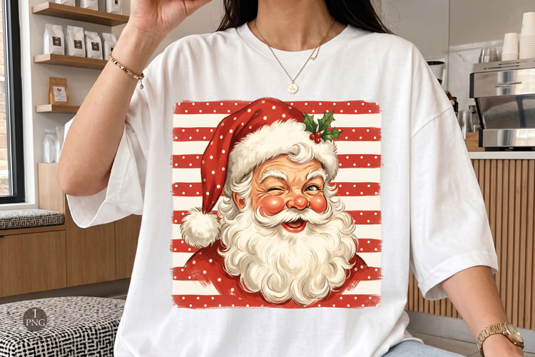 Santa Claus Retro Png,Christmas Santa PNG Design