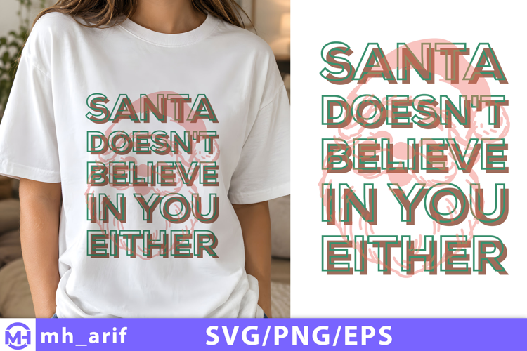 Funny Sarcastic Christmas PNG SVG T-shirt Design