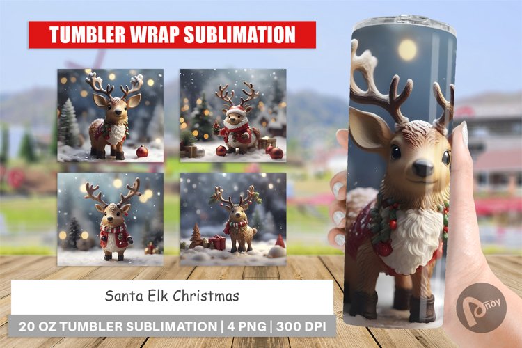 Christmas Tumbler Wrap Image 10