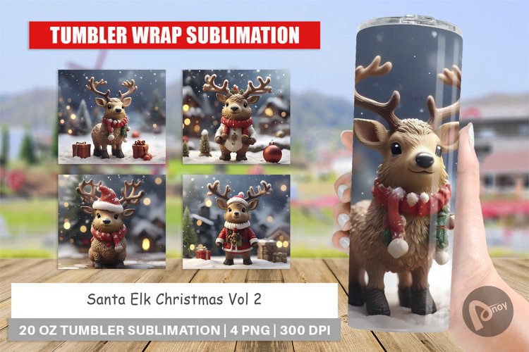 Christmas Tumbler Wrap Image 11