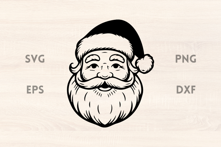 Santa face SVG