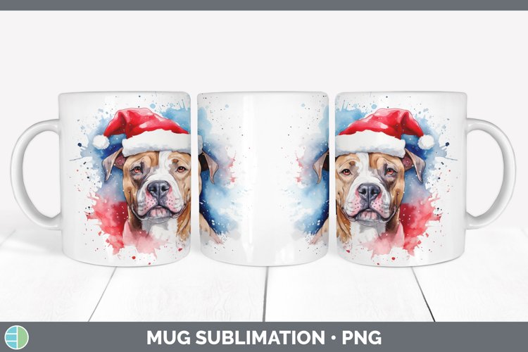 GorgeousSanta Hat Mug Wrap design.