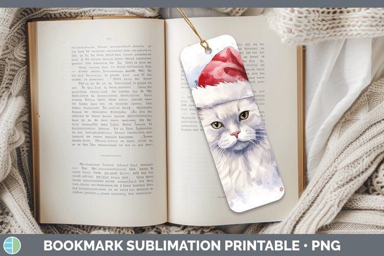 GorgeousSanta Hat Bookmark design.