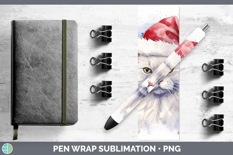 GorgeousSanta Hat Pen Wrap design.