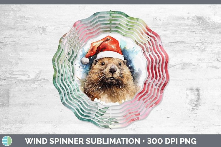 GorgeousSanta Hat Wind Spinner design.
