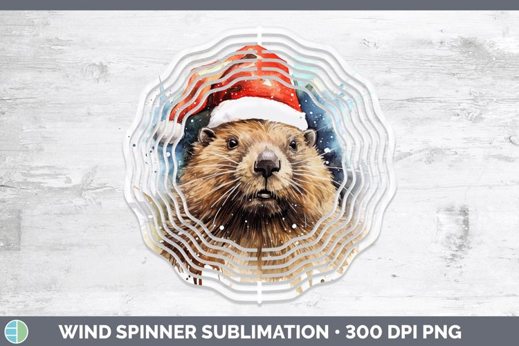 GorgeousSanta Hat Wind Spinner design.