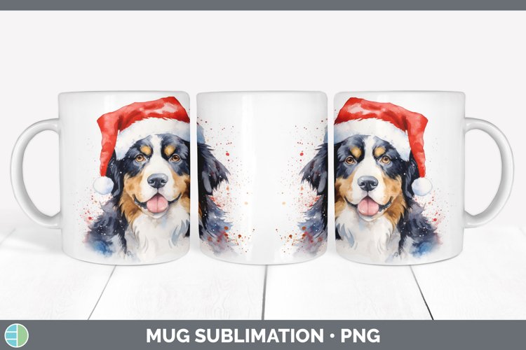 GorgeousSanta Hat Mug Wrap design.