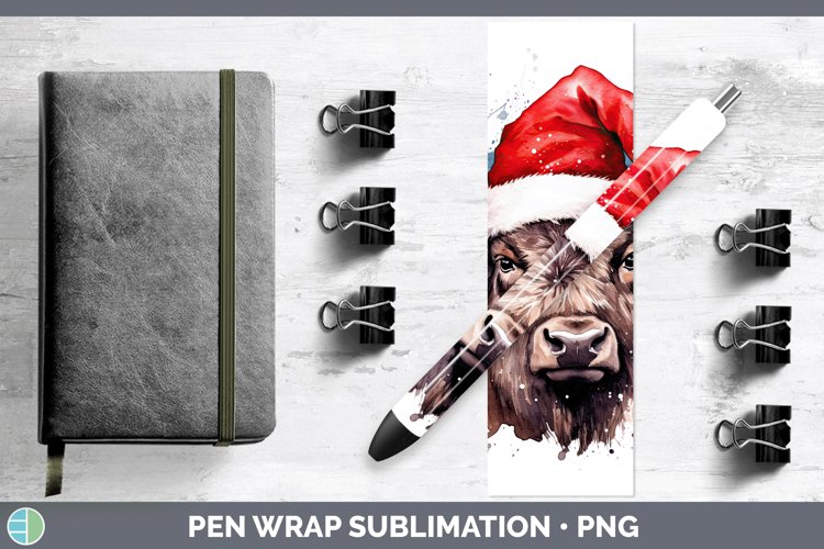 GorgeousSanta Hat Pen Wrap design.