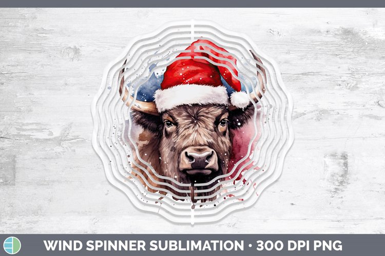 GorgeousSanta Hat Wind Spinner design.