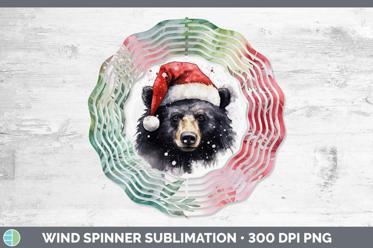 GorgeousSanta Hat Wind Spinner design.
