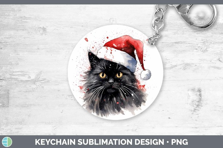 Black Cat Keychain, Paw Keychain, Perlers, Melting Beads