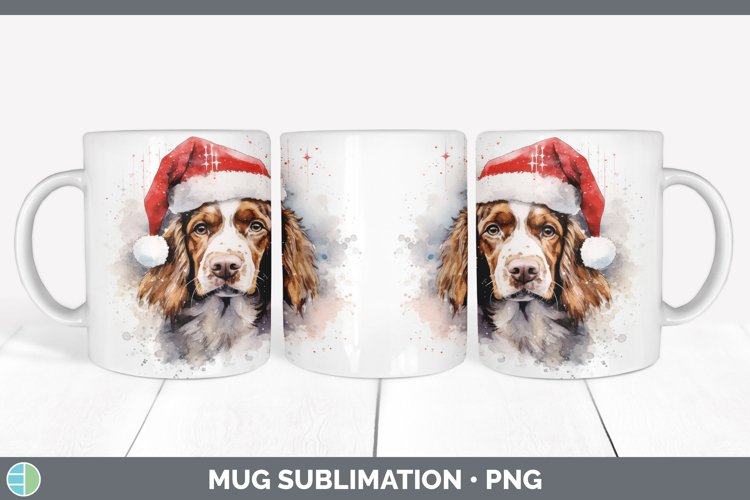 GorgeousSanta Hat Mug Wrap design.