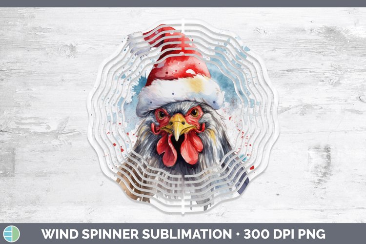 GorgeousSanta Hat Wind Spinner design.