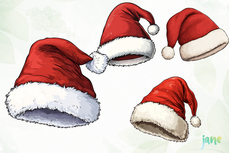Santa hat Christmas Sublimation