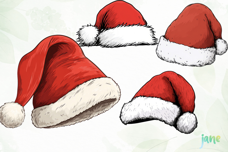 Santa hat Christmas Sublimation