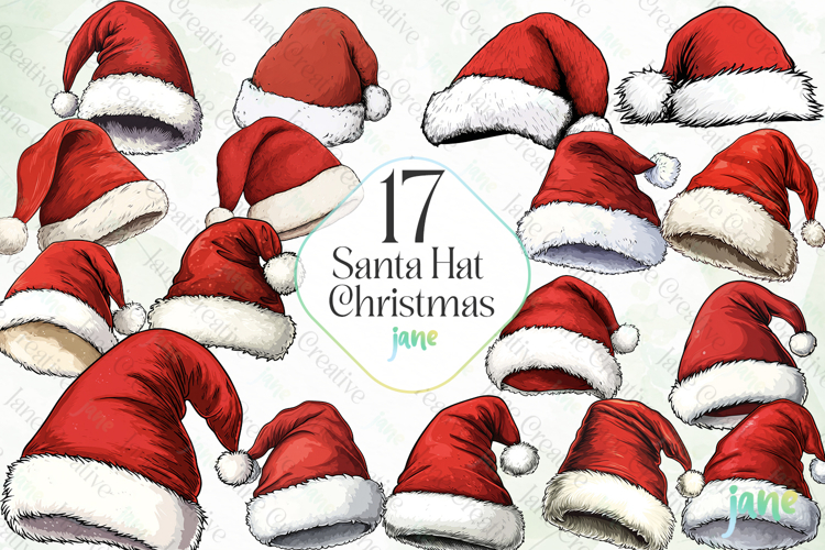 Santa Hat Christmas Sublimation