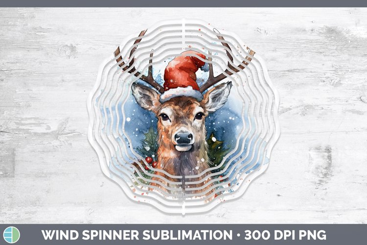 GorgeousSanta Hat Wind Spinner design.