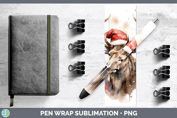 GorgeousSanta Hat Pen Wrap design.