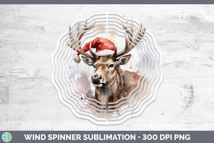 GorgeousSanta Hat Wind Spinner design.