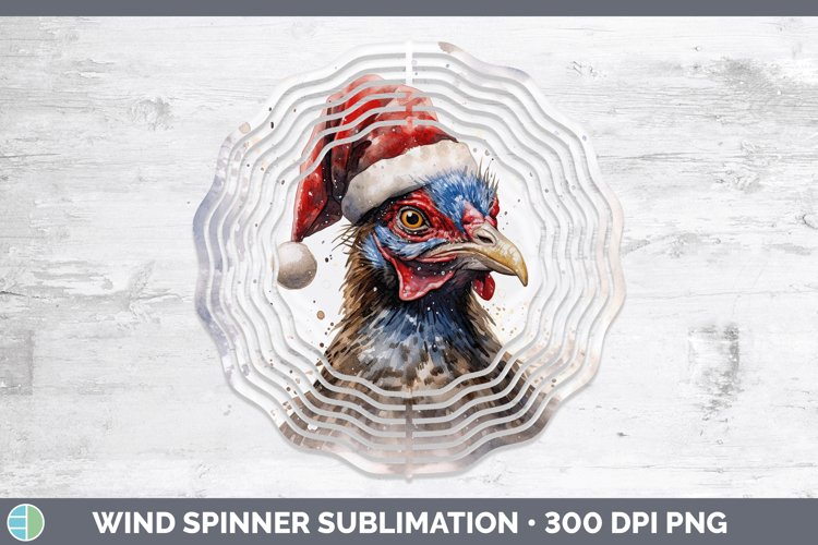 GorgeousSanta Hat Wind Spinner design.
