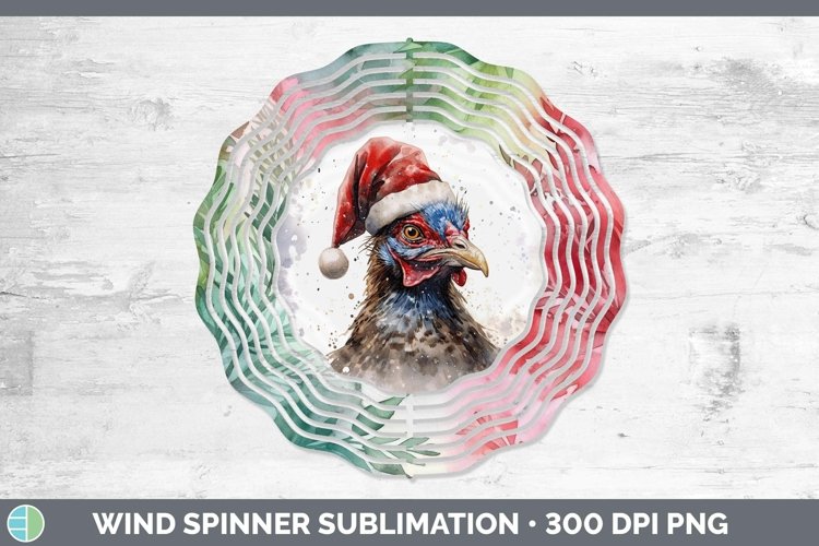 GorgeousSanta Hat Wind Spinner design.