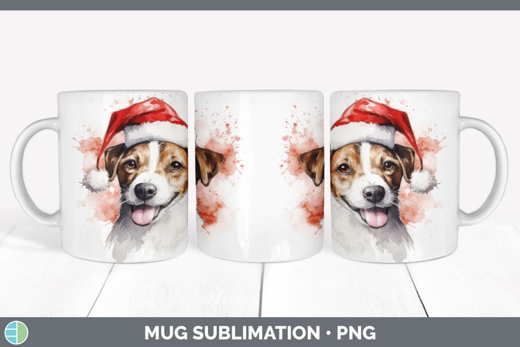 GorgeousSanta Hat Mug Wrap design.