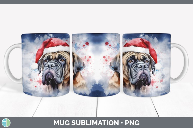 GorgeousSanta Hat Mug Wrap design.
