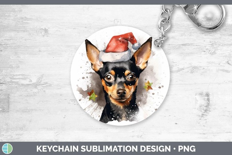 GorgeousSanta Hat Keychain design.
