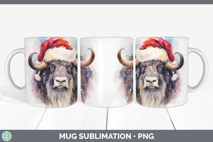 GorgeousSanta Hat Mug Wrap design.