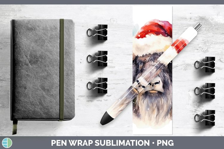 GorgeousSanta Hat Pen Wrap design.