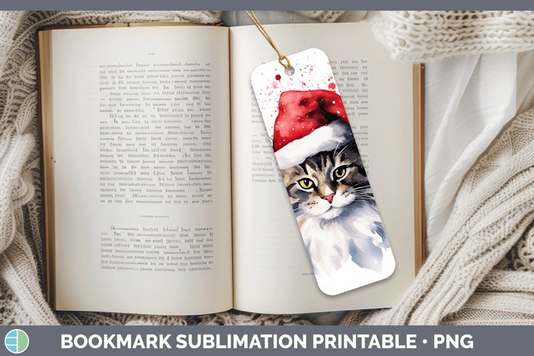 GorgeousSanta Hat Bookmark design.