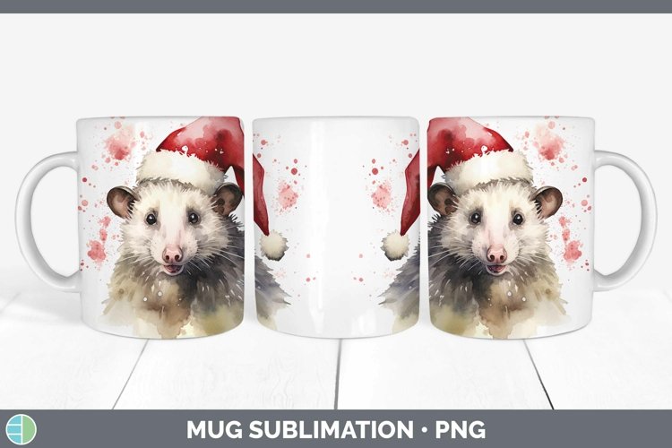 GorgeousSanta Hat Mug Wrap design.