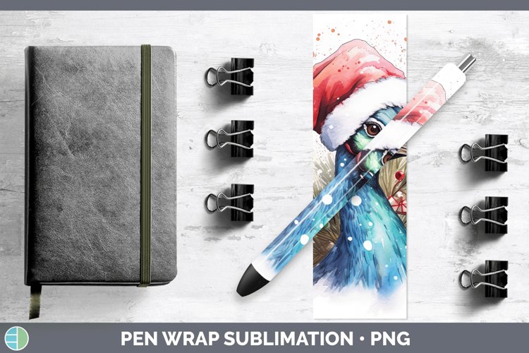 GorgeousSanta Hat Pen Wrap design.