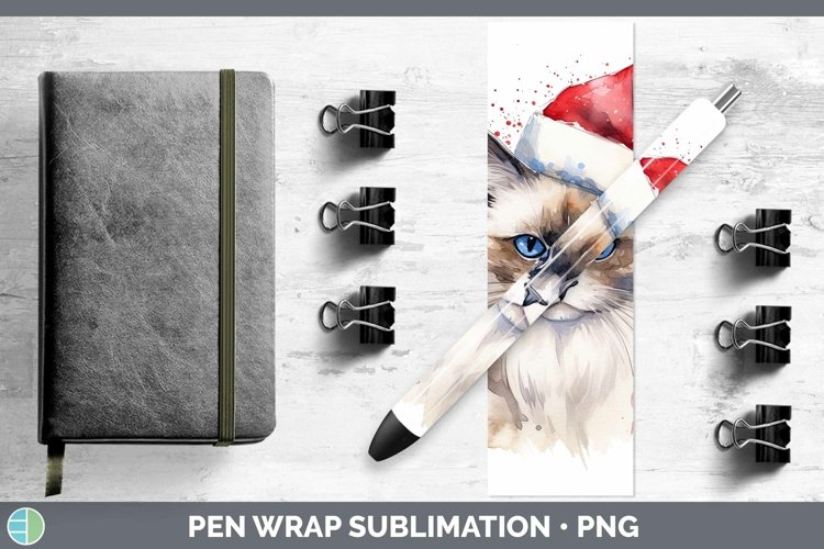 GorgeousSanta Hat Pen Wrap design.