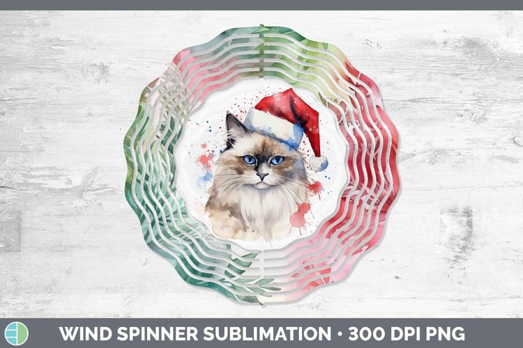 GorgeousSanta Hat Wind Spinner design.
