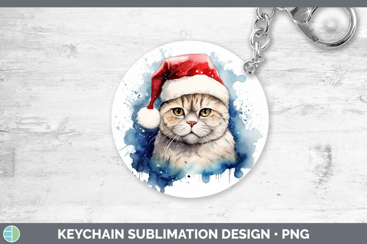 GorgeousSanta Hat Keychain design.