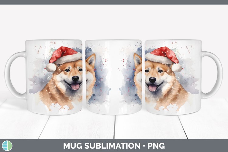 GorgeousSanta Hat Mug Wrap design.