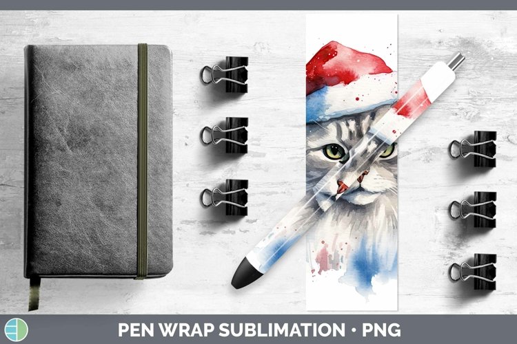 GorgeousSanta Hat Pen Wrap design.