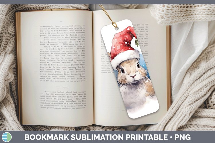 GorgeousSanta Hat Bookmark design.